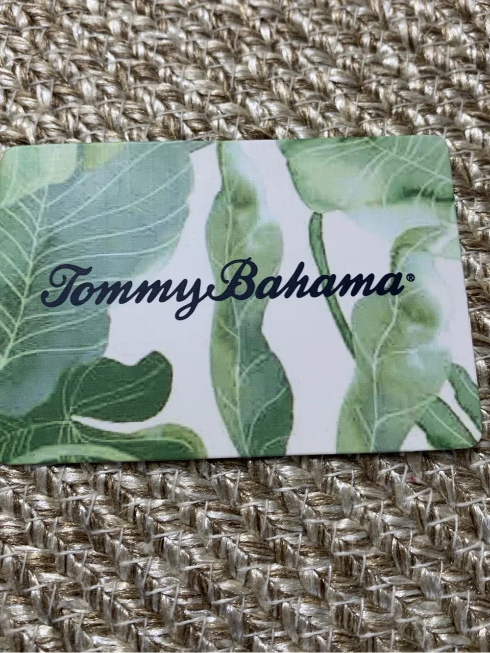 NWT -Small Brown Leather Tommy Bahama Card  Case